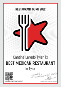 Cantina Laredo Tyler Restaraunt Guru Badge