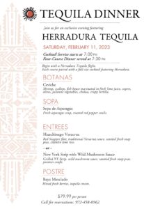 Q1 CL 181 Tequila Dinner 1-23