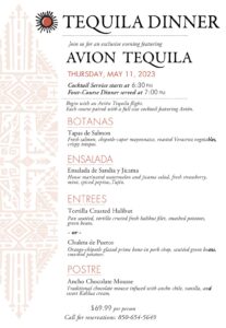 Q2 CL 306 Tequila Dinner 4-23