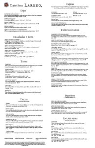 CL 706 Menu Dinne 10-23