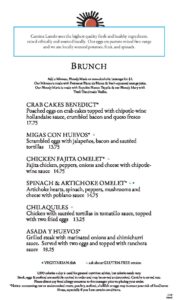CL 196 Menu Brunch AR 12-23